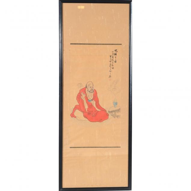 japanese-painting-of-a-buddhist-monk