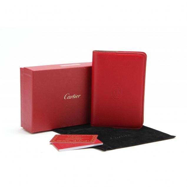 cartier leather diary