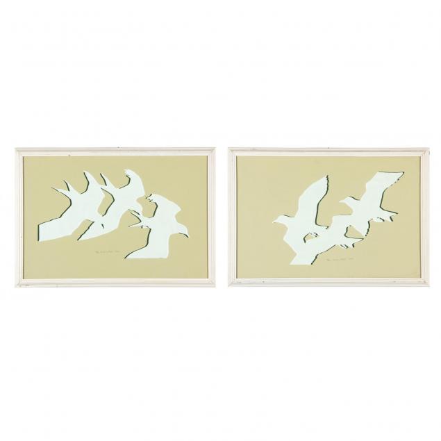 pair-of-woodcut-prints-titled-i-birds-in-flight-i
