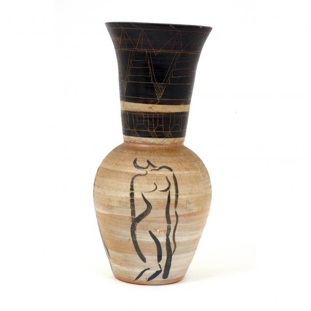 mid-century-modern-style-pottery-vase