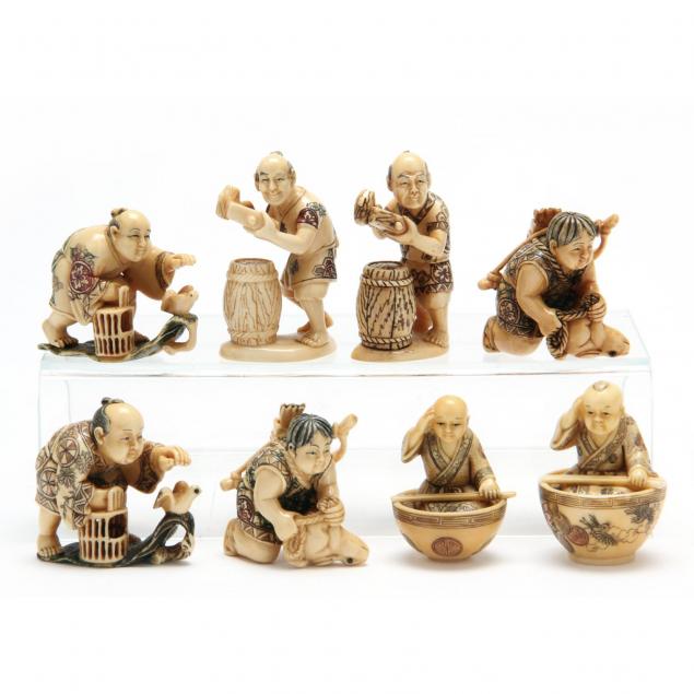 group-of-eight-netsuke