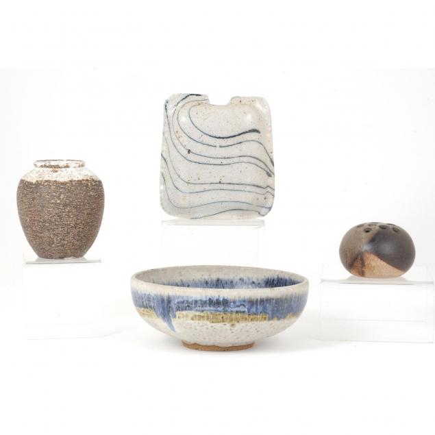 group-of-modernist-art-pottery