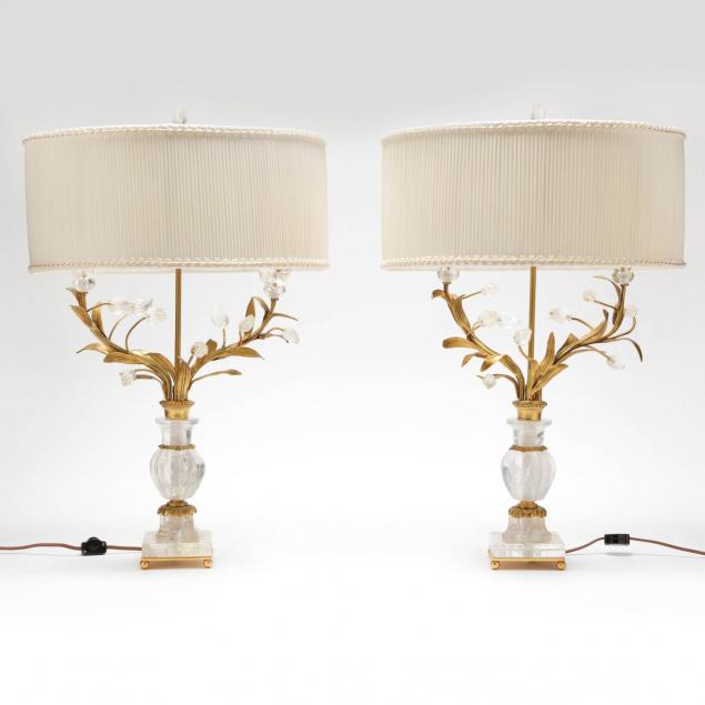 pair-of-italian-gilt-bronze-rock-crystal-table-lamps