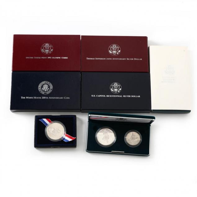 seven-7-modern-commemorative-coins-or-sets