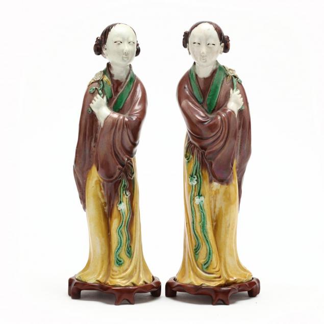 pair-of-chinese-mud-figures-of-women