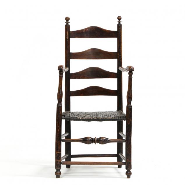 antique-ladder-back-arm-chair