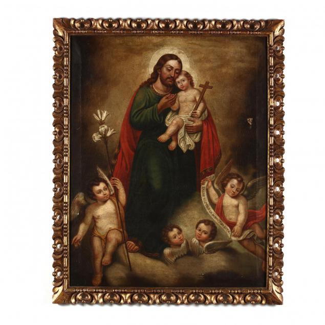 spanish-colonial-school-i-saint-joseph-and-the-christ-child-i