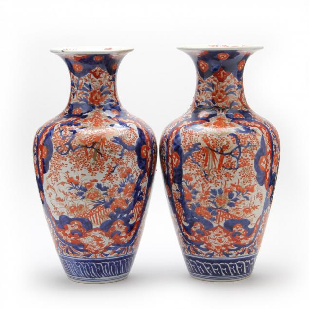 pair-of-large-japanese-imari-vases