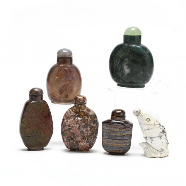 six-chinese-snuff-bottles