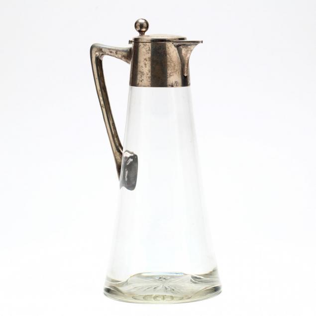 antique-silver-and-glass-claret-jug