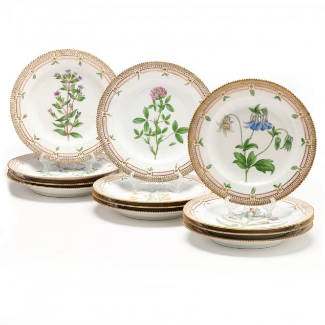 set-of-twelve-royal-copenhagen-plates-flora-danica