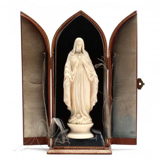 carved-ivory-statue-of-the-virgin-mary