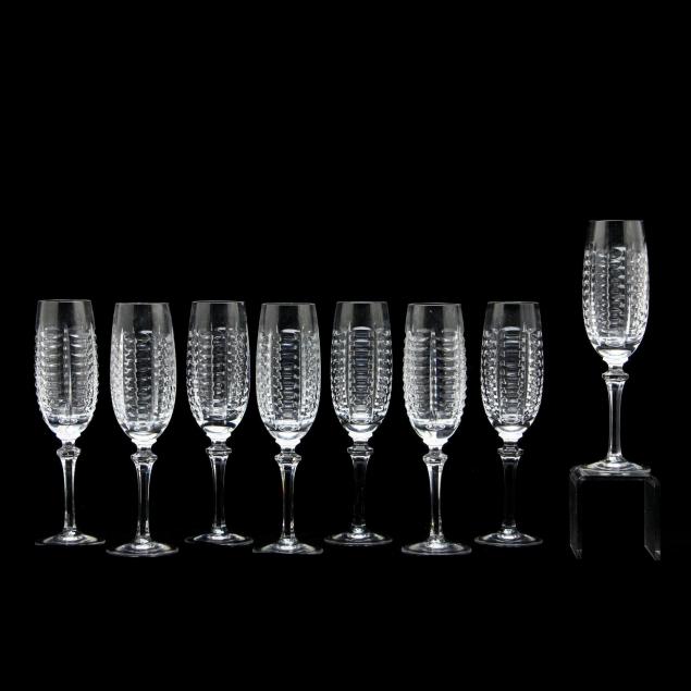 gorham-eight-crystal-champagne-flutes