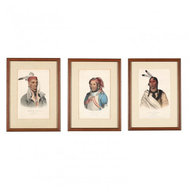 three-mckenney-hall-indian-lithographs