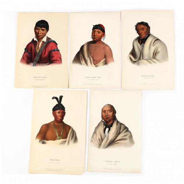 five-mckenney-hall-indian-lithographs