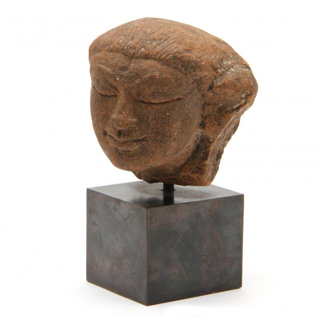 southeast-asian-carved-stone-head