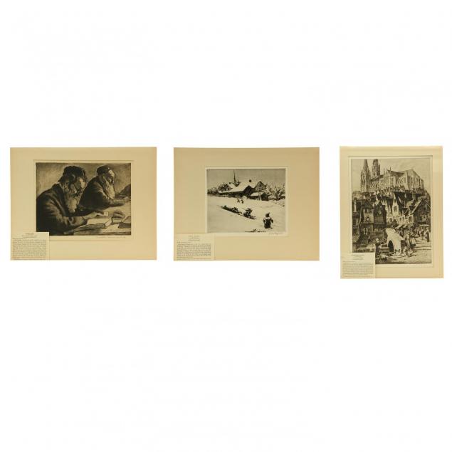 three-etchings-by-members-of-associated-american-artists-karoly-reynard-and-margulies