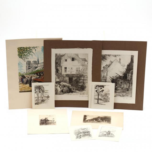 group-of-11-assorted-intaglio-prints