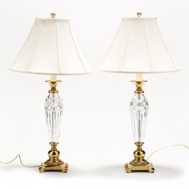 waterford-pair-of-crystal-lamps