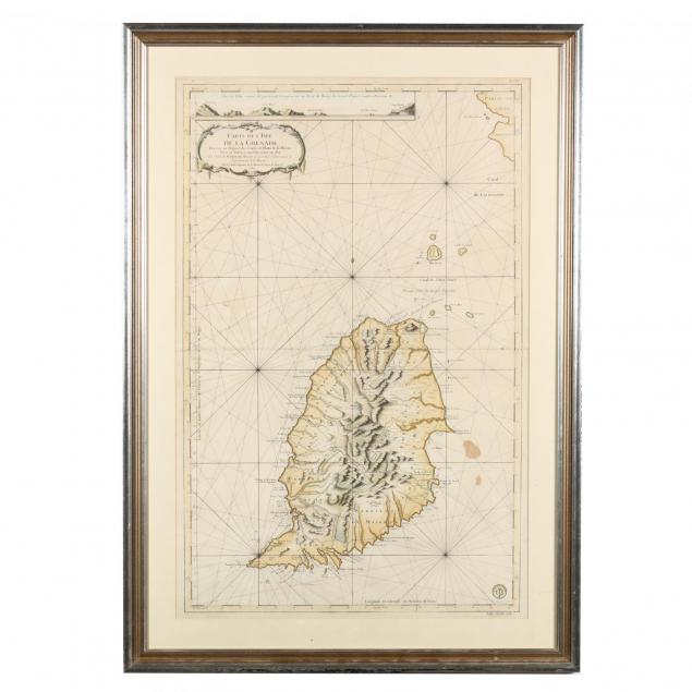 j-n-bellin-18th-century-map-nautical-chart-of-grenada