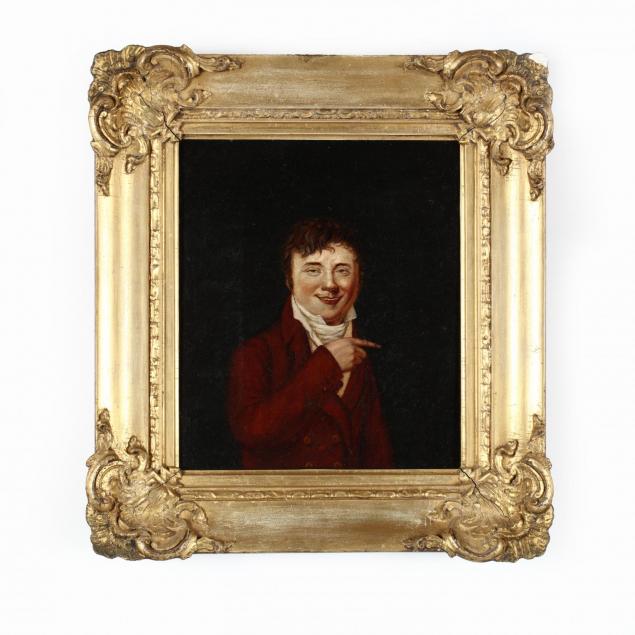 american-school-portrait-of-a-laughing-man