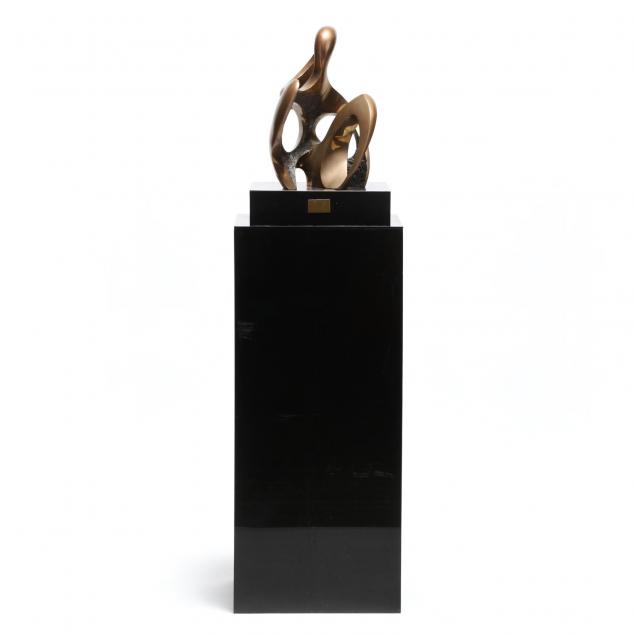 annja-french-20th-century-radiant-woman-bronze-sculpture-with-stand