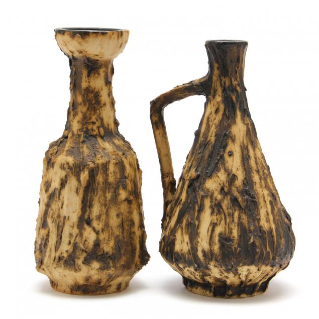 two-pieces-of-vintage-fat-lava-pottery