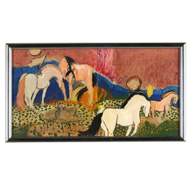 nanette-mize-rogers-nc-1945-2007-untitled-horses