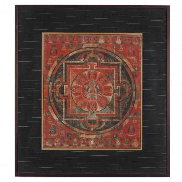 an-early-tibetan-mandala-of-buddha-amitabha