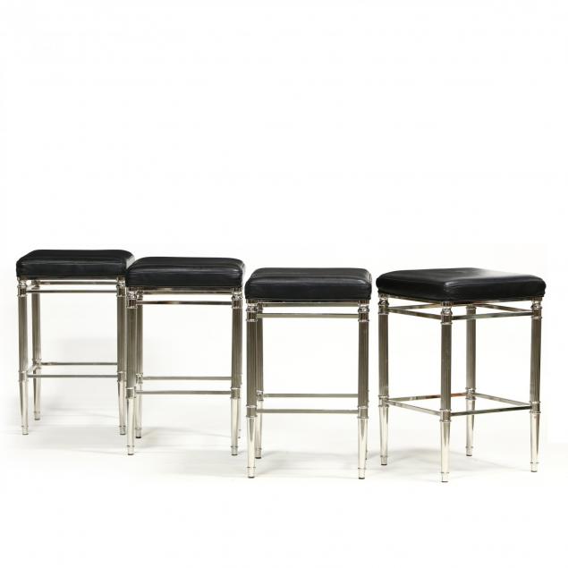 hillsdale-furniture-set-of-four-chrome-and-leather-bar-stools