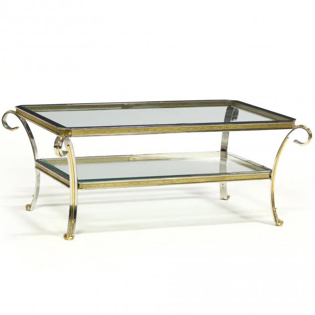 italianate-brass-and-chrome-coffee-table