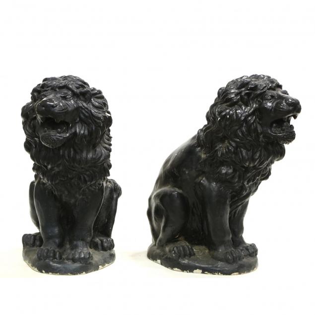 pair-of-large-cast-stone-lions