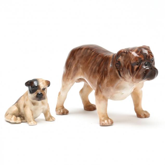 two-royal-doulton-bulldogs