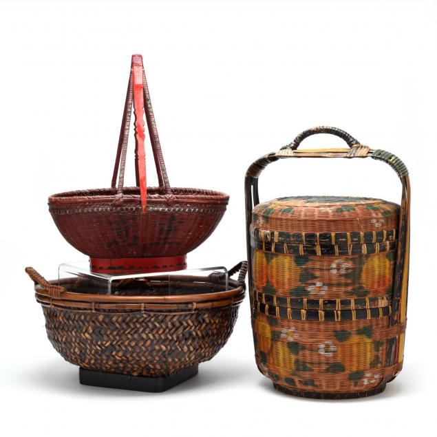 three-asian-baskets