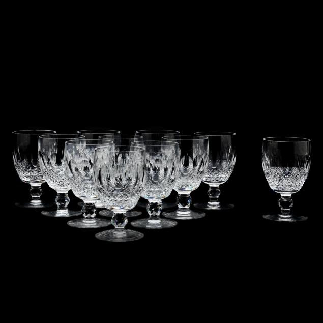 waterford-set-of-eleven-colleen-short-water-goblets