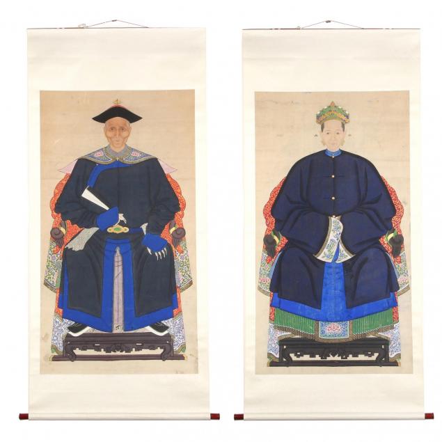 a-pair-of-grand-chinese-ancestor-portraits