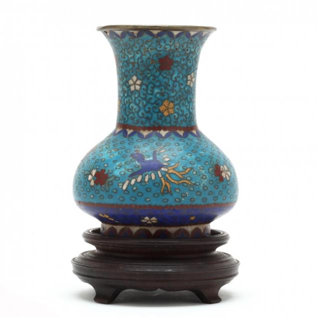 an-antique-chinese-cloisonne-vase-with-phoenix