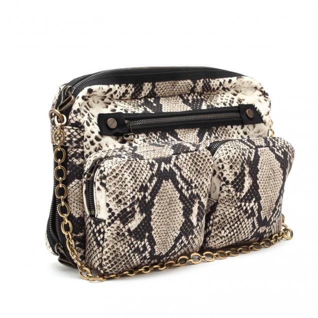 python-print-cotton-canvas-bag-lanvin