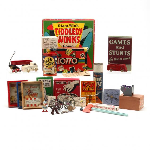 group-of-vintage-toys-games
