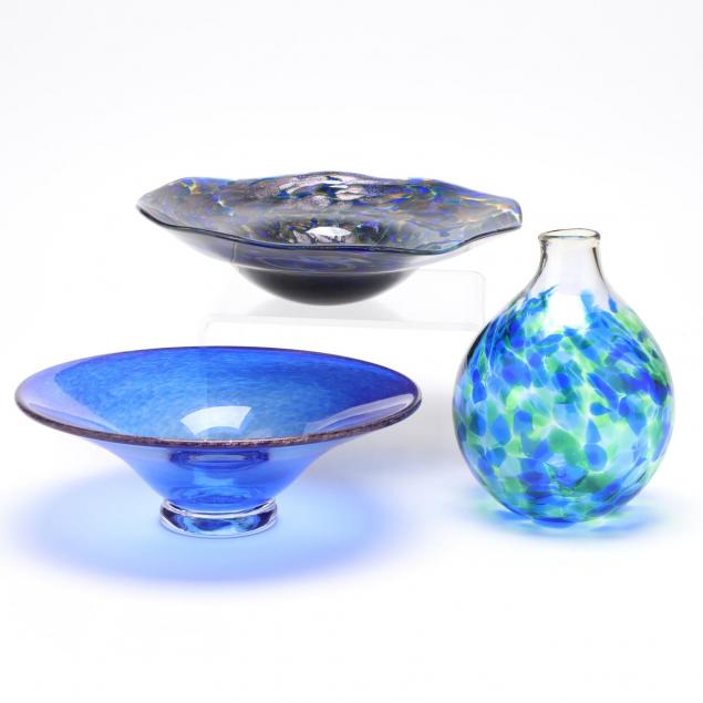 three-pieces-of-art-glass