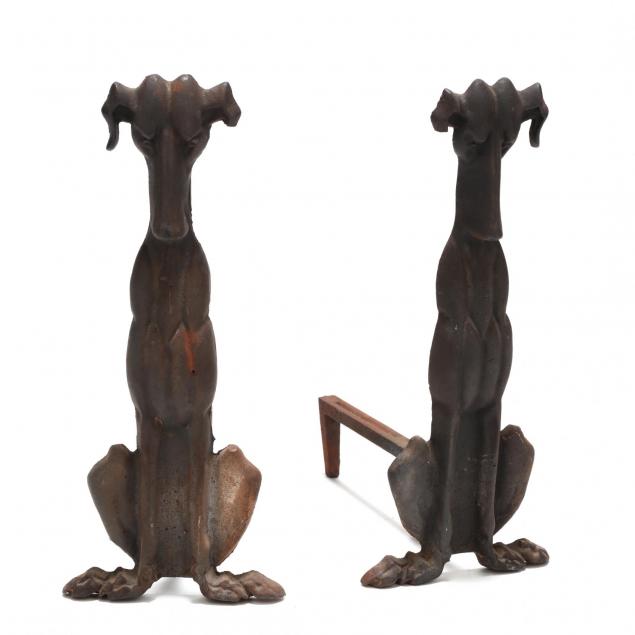 pair-of-art-deco-dog-andirons