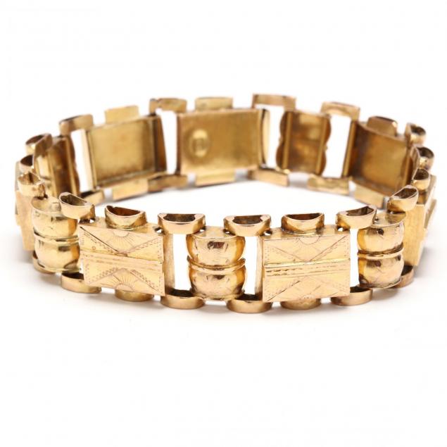 vintage-18kt-gold-bracelet