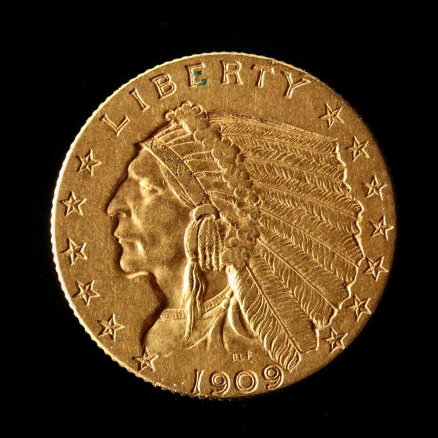 1909-2-50-gold-indian-head-quarter-eagle