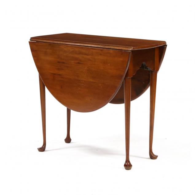 new-england-queen-anne-drop-leaf-breakfast-table