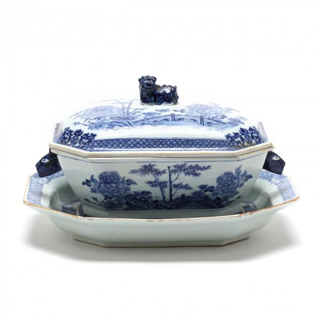 antique-chinese-export-lidded-tureen-and-serving-dish