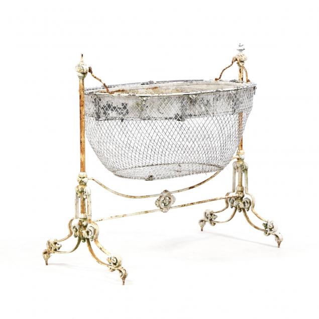 victorian-cast-iron-bassinet