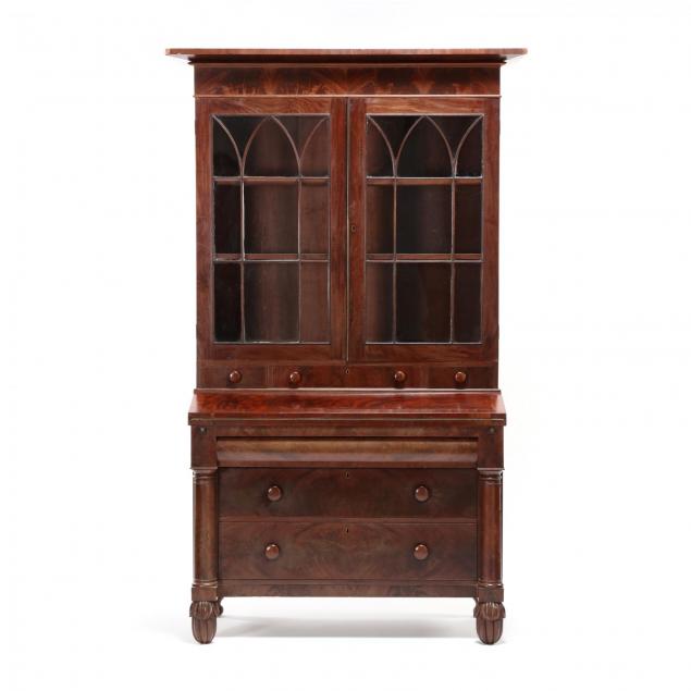 american-classical-secretary-bookcase-simeon-haines-new-york