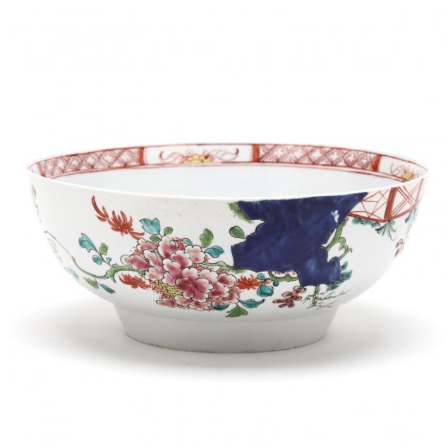 18th Century Lowestoft Porcelain Punch Bowl (Lot 20 - Independence ...