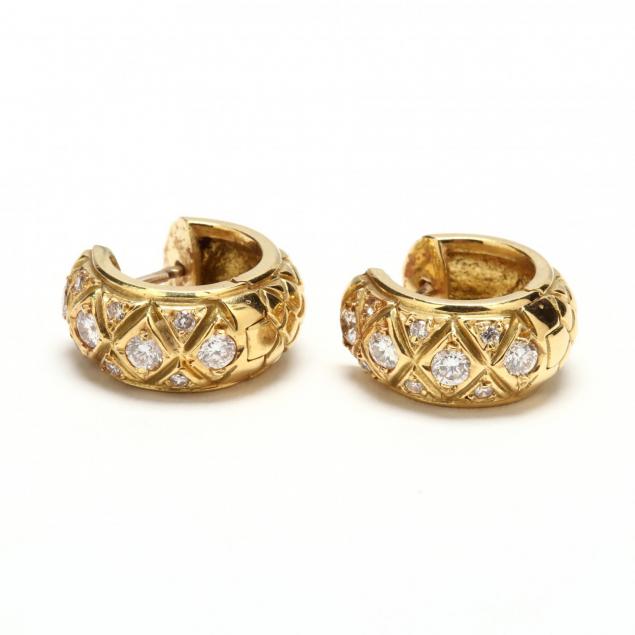 18kt-gold-and-diamond-huggie-earrings