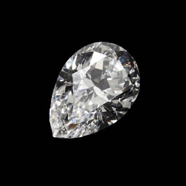 unmounted-pear-cut-diamond-with-platinum-and-diamond-mount